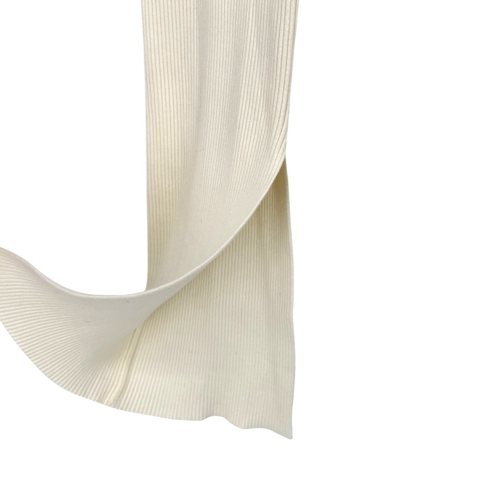 Meshki Ivory Ribbed Sleeveless Midi Dress - Picture 6 of 11